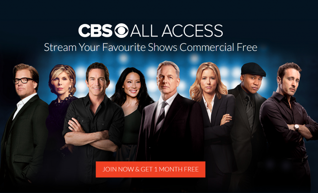 Access stream. CBS all access. All access Showtime.