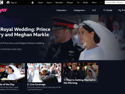 BBC бьет рекорды в связи с королевской свадьбой