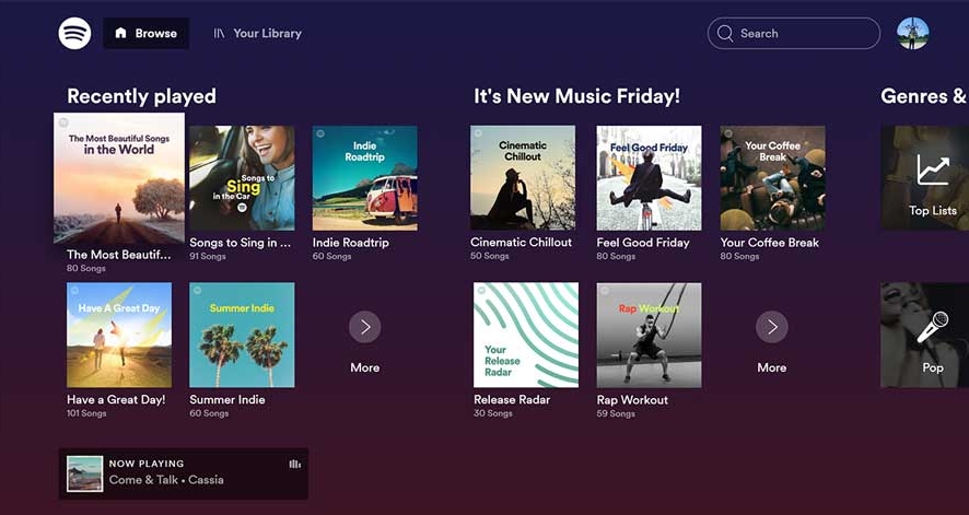 Roku добавляет поддержку Spotify