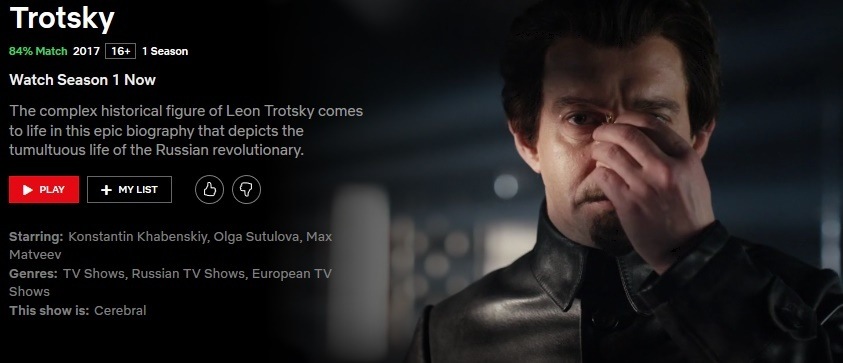 Netflix купил права на российский сериал «Троцкий»