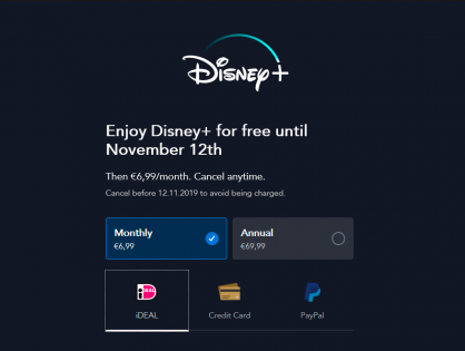 Тестовая бесплатная версия Disney+ запущена в Нидерландах — на 2 месяца раньше, чем в США