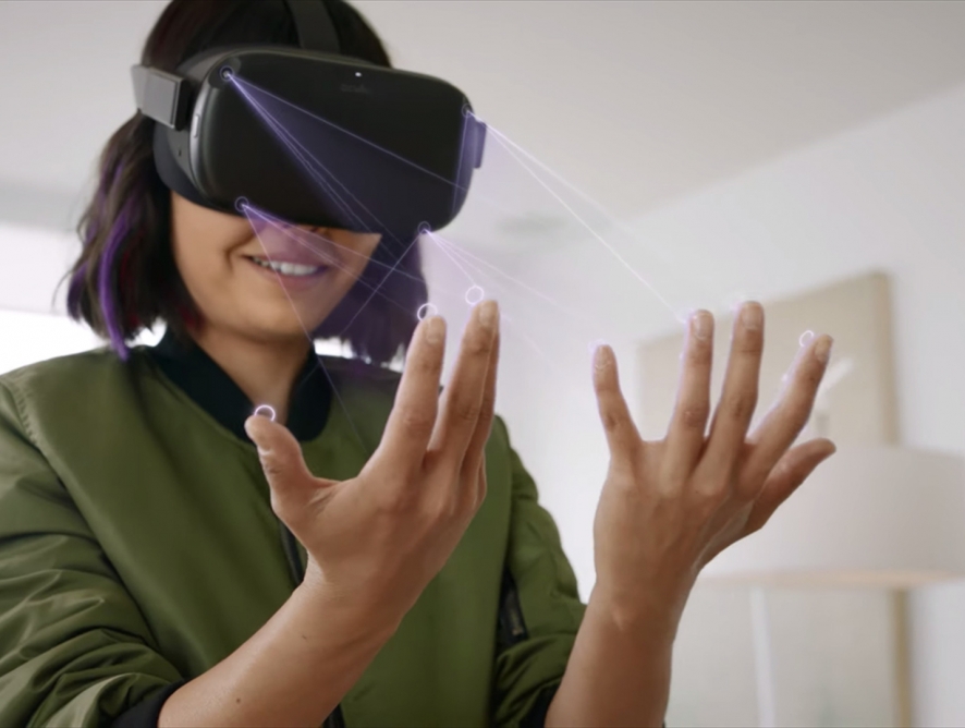 VR-шлем Oculus отследит движения рук без контроллеров
