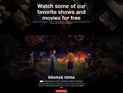 Netflix открыл бесплатный доступ к нескольким своим фильмам и эпизодам сериалов